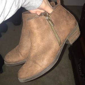 Brown ankle boots